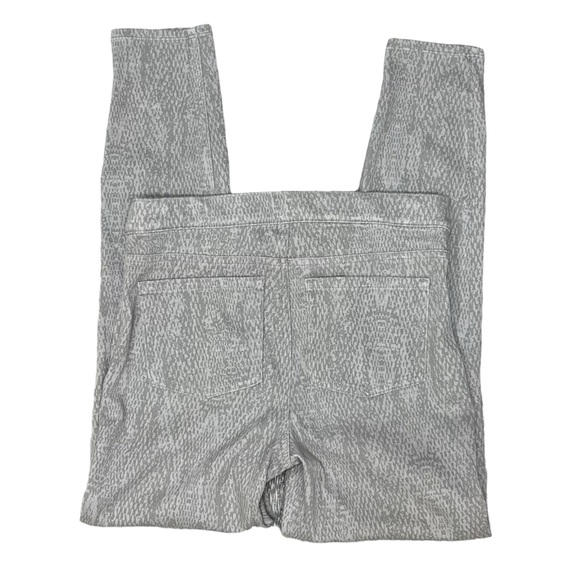 ⭐️ SPANX Grey Patterned Jean-ish Ankle Skinny Slimming Contouring Jeans - Picture 3 of 7